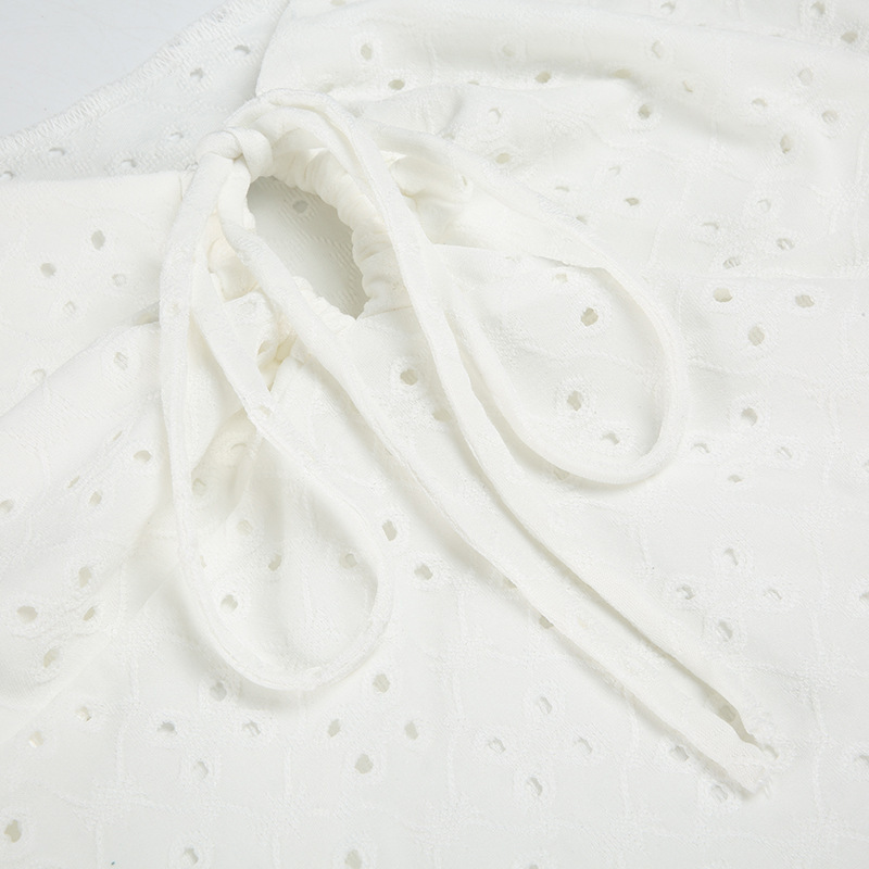 Strapless Polyester Tie-Front Vest
