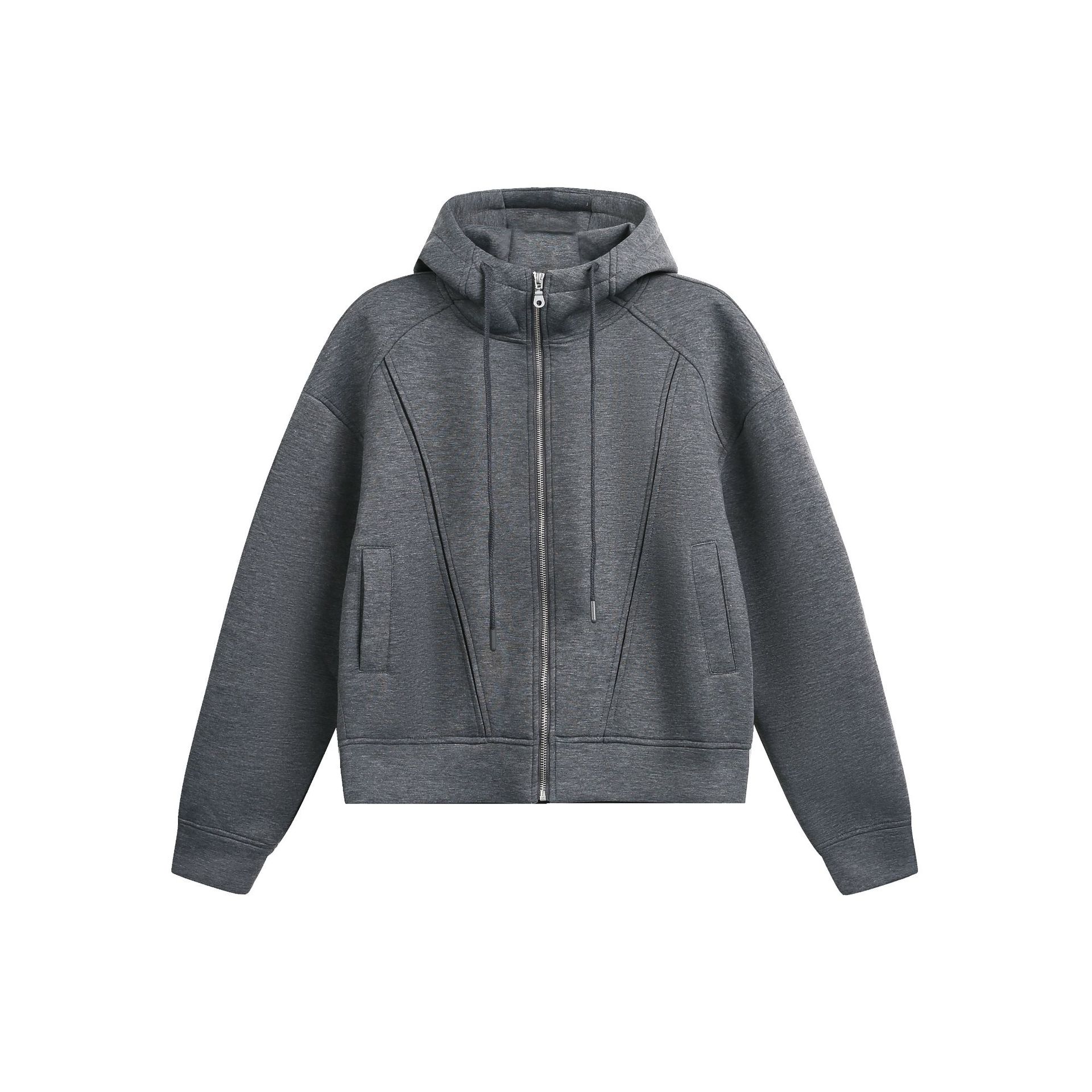 American Retro Cartoon Hooded Zip-Up Sweater