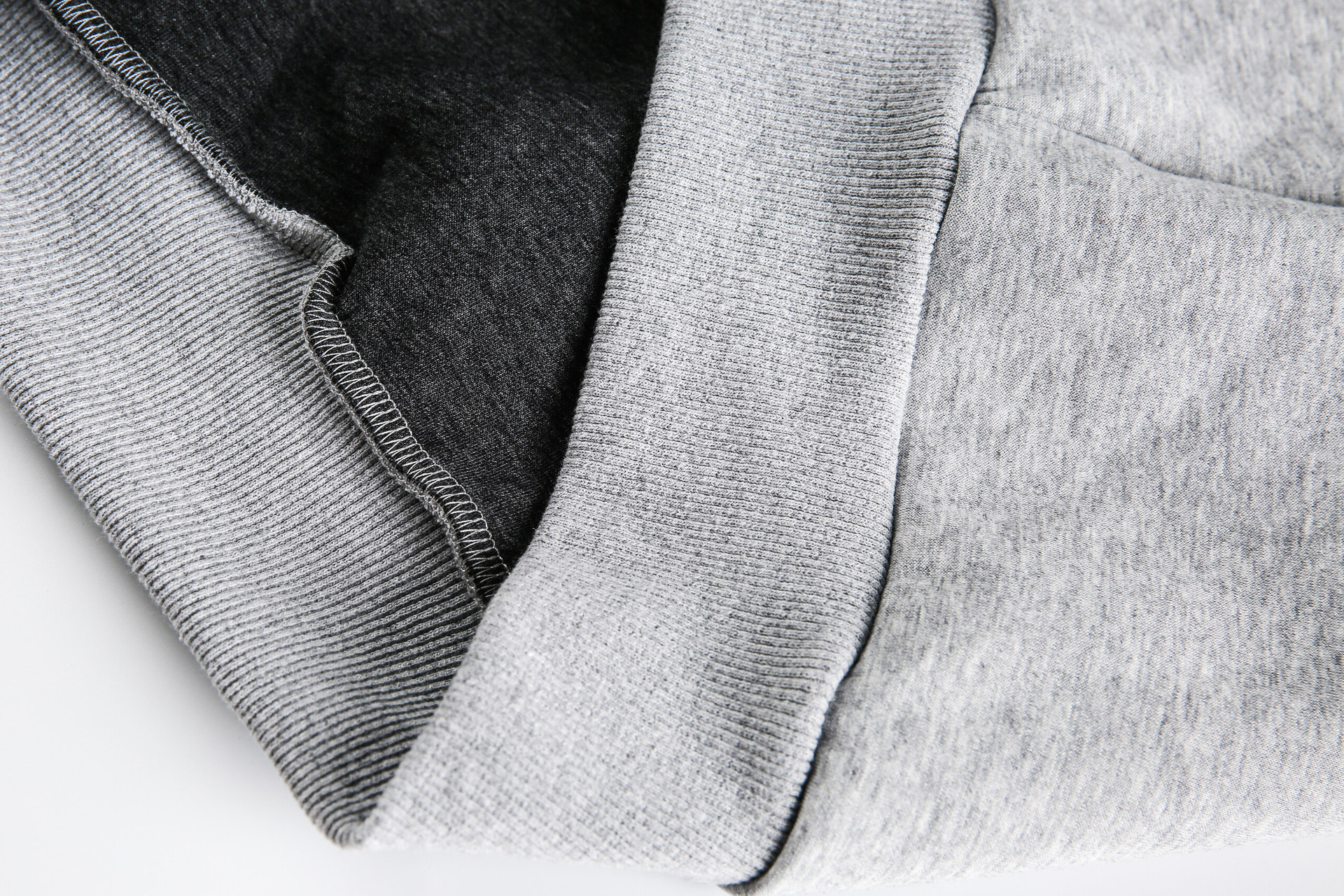 Detachable fur collar spliced zipper hoodie