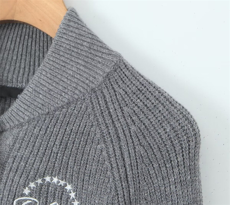 Elegant Style Women's Fashion Casual Versatile Long Sleeve Thin Knit Top Jacket