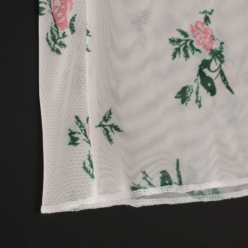 Patterned Scalloped One-Shoulder Bodycon Dress