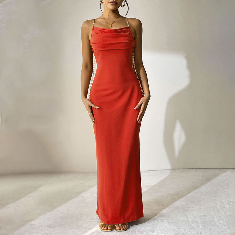 Ladies Strapless Fitted Open Back Dress