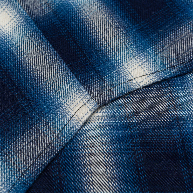 Men's Oversized Check Cotton Blend Shirt
