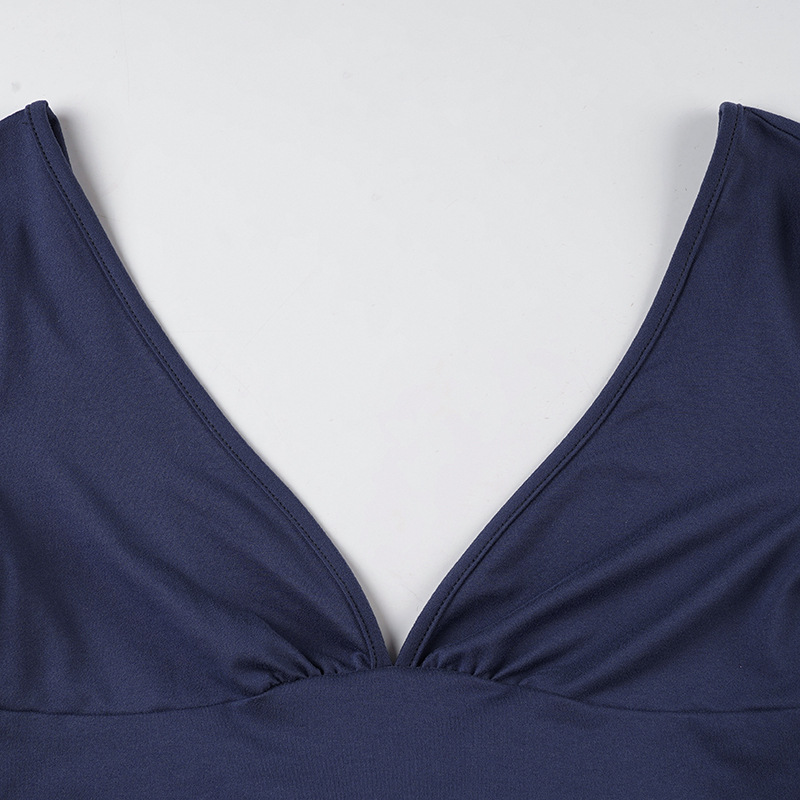 Spicy Curve-Hugging A-Line Long Sleeve Top