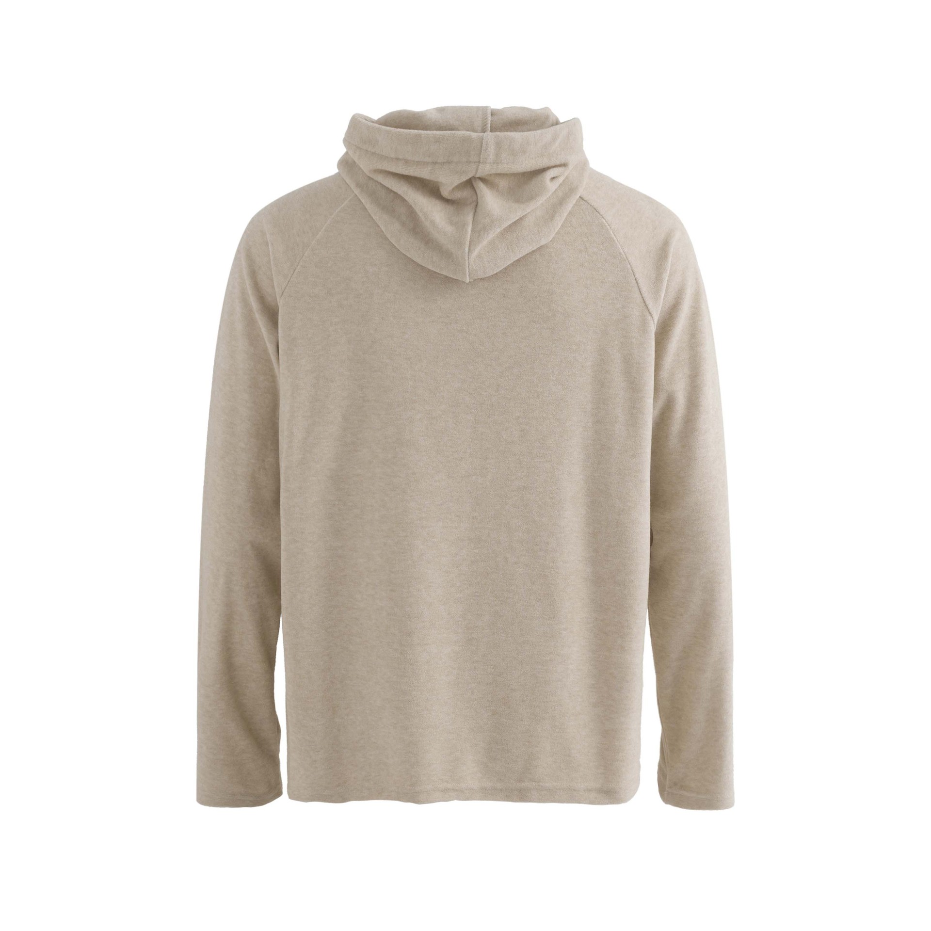 High Street Plain Henley Oversized Hood Pullover