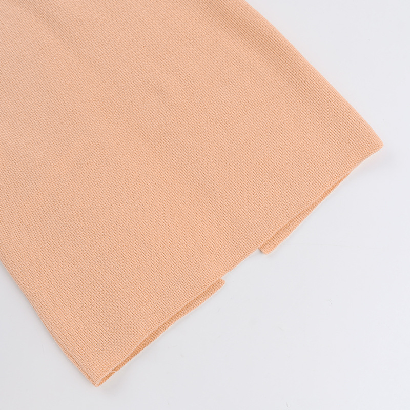 Sleeveless Round Neck Straight Polyester Spandex Dress