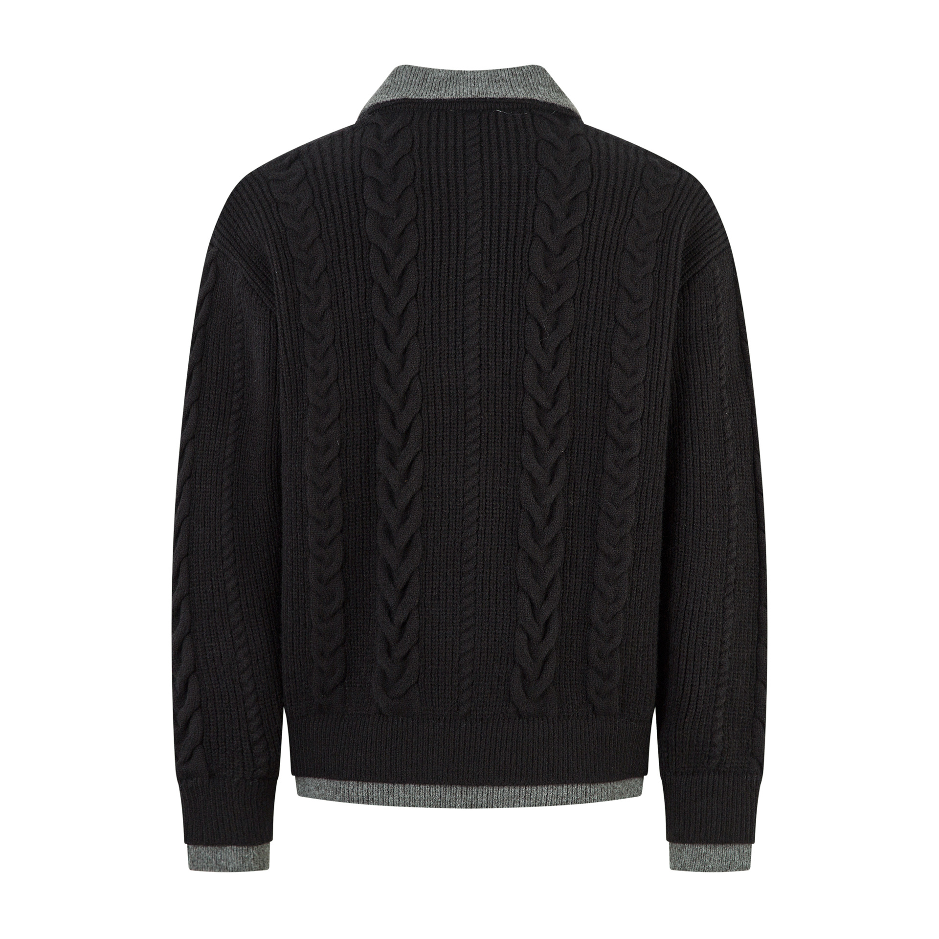 Twist Fried Dough Twists Two Pieces of Warm Knit Men