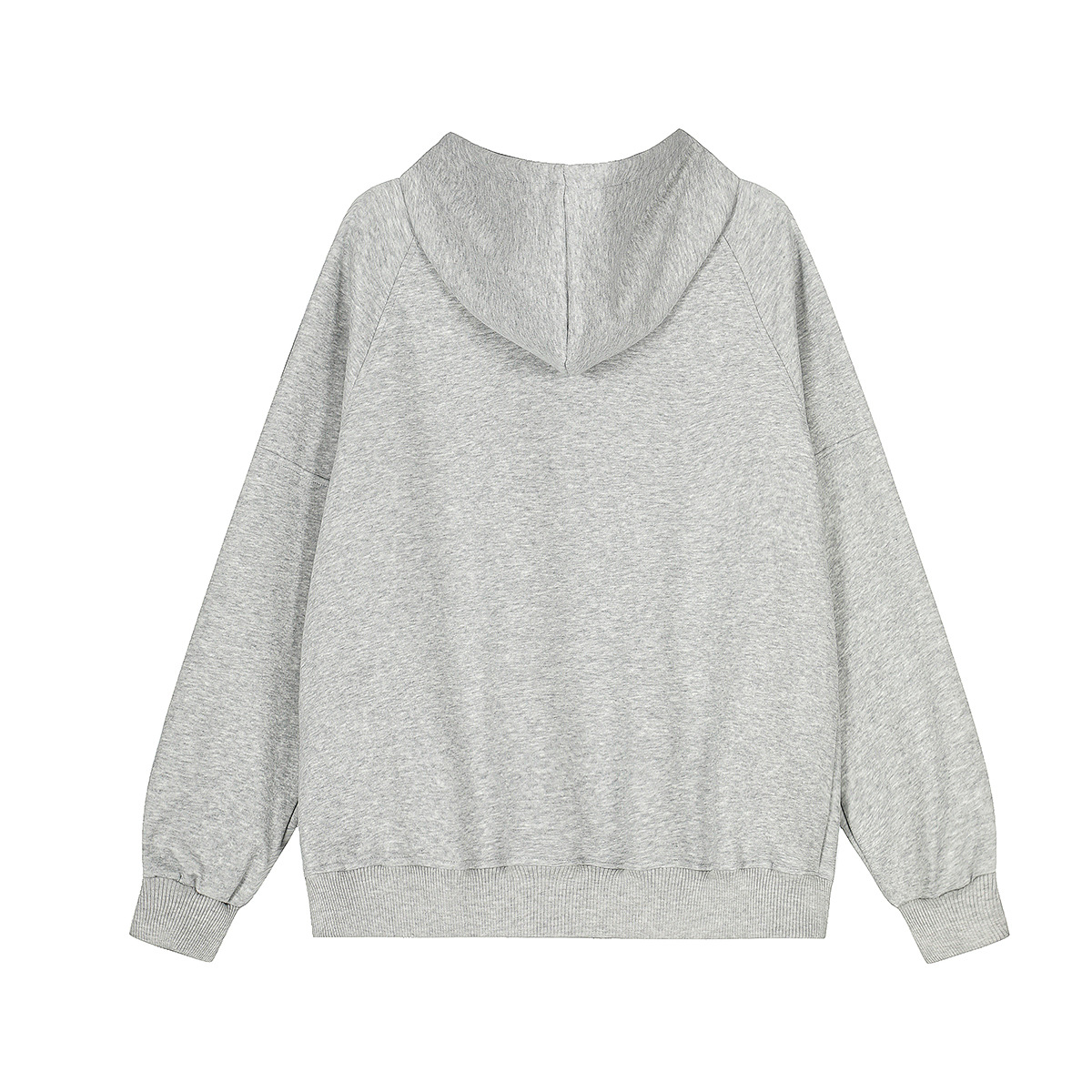 Three bar sports hoodie jacket cardigan sweatshirt for men
