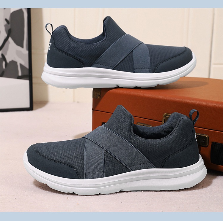 Elastic band breathable sports casual one foot women's shoes