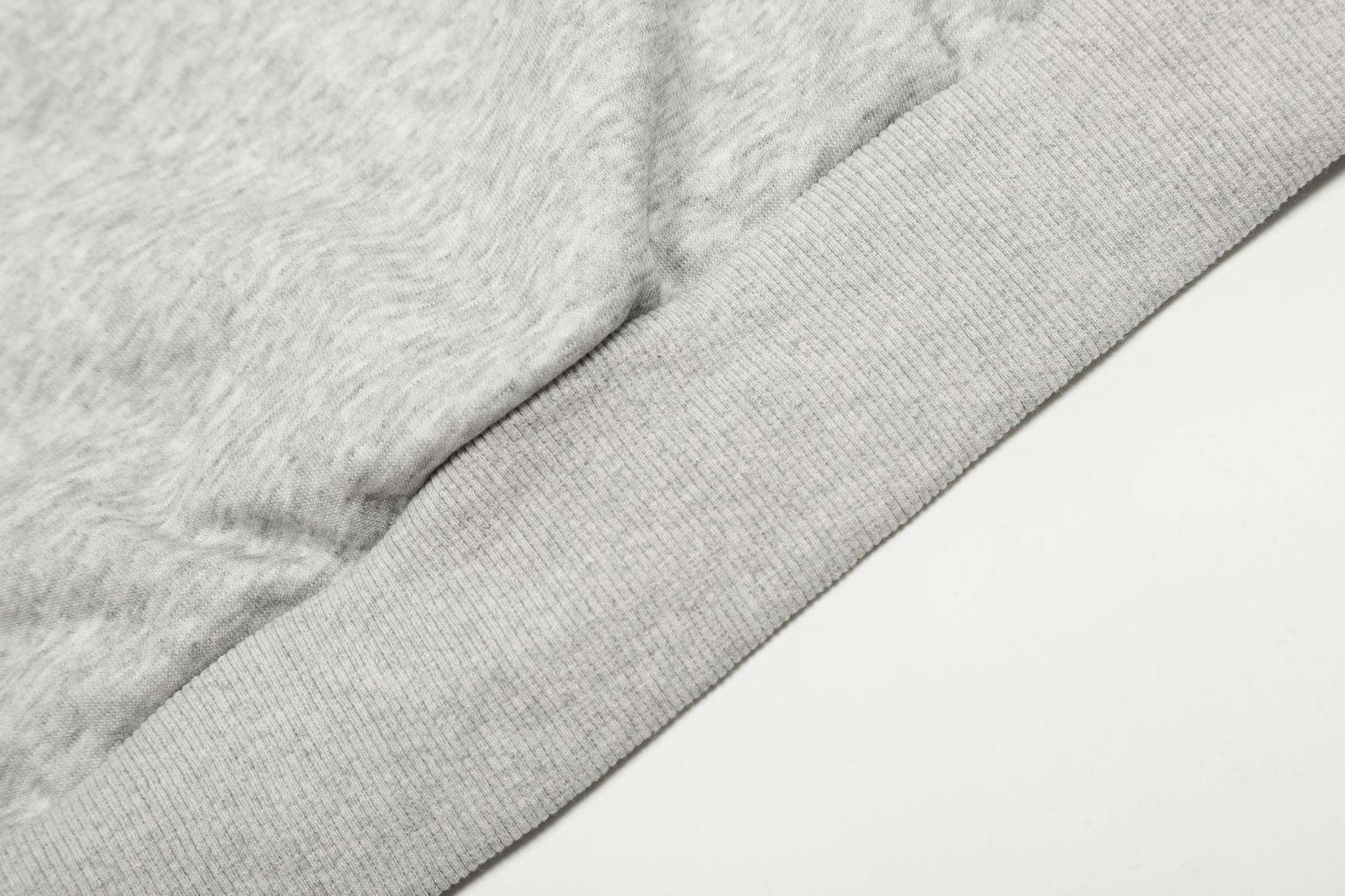Asymmetric Text Cotton Polyester Hoodie Ladies
