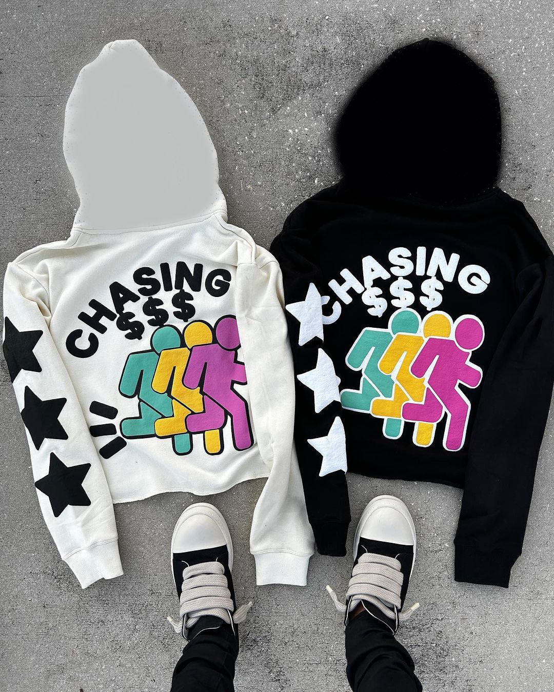 Vintage Oversized Long Sleeve Unisex Hoodie