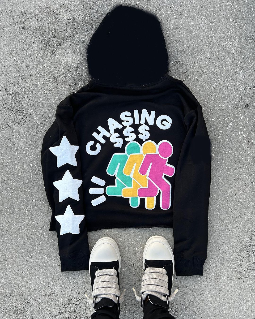 Vintage Oversized Long Sleeve Unisex Hoodie