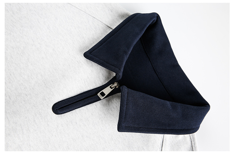 Two-Tone Shirt-Style Oversized Hoodie