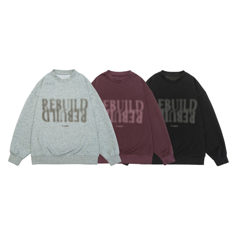 Ghost Alphabet Oversized Hoodie