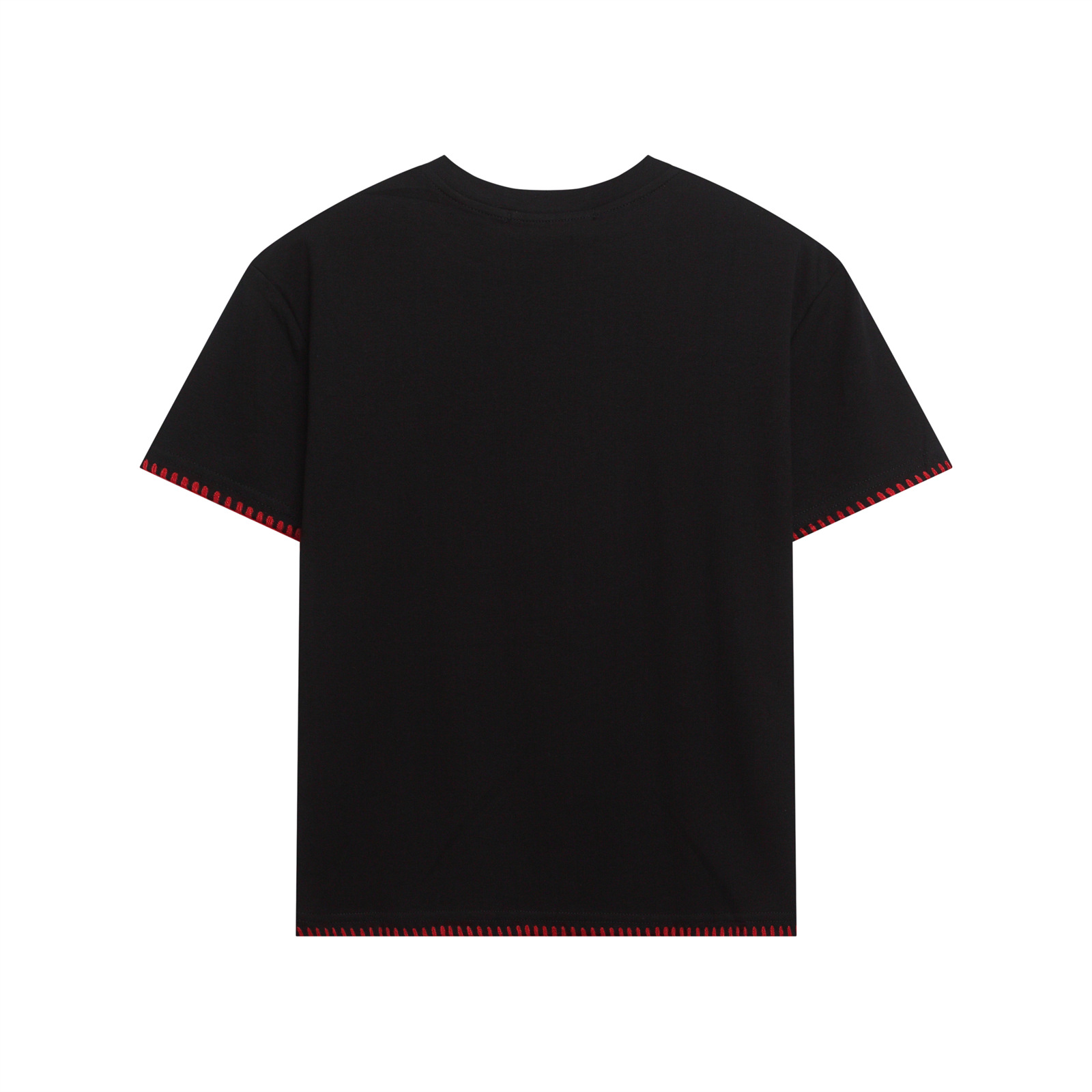 Apple towel embroidered shoulder short sleeved T-shirt for women