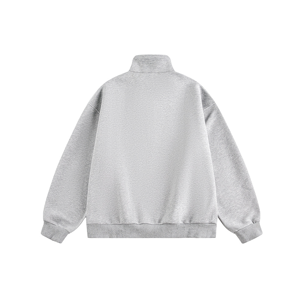 American Oversized Zip-Up Sweatshirt