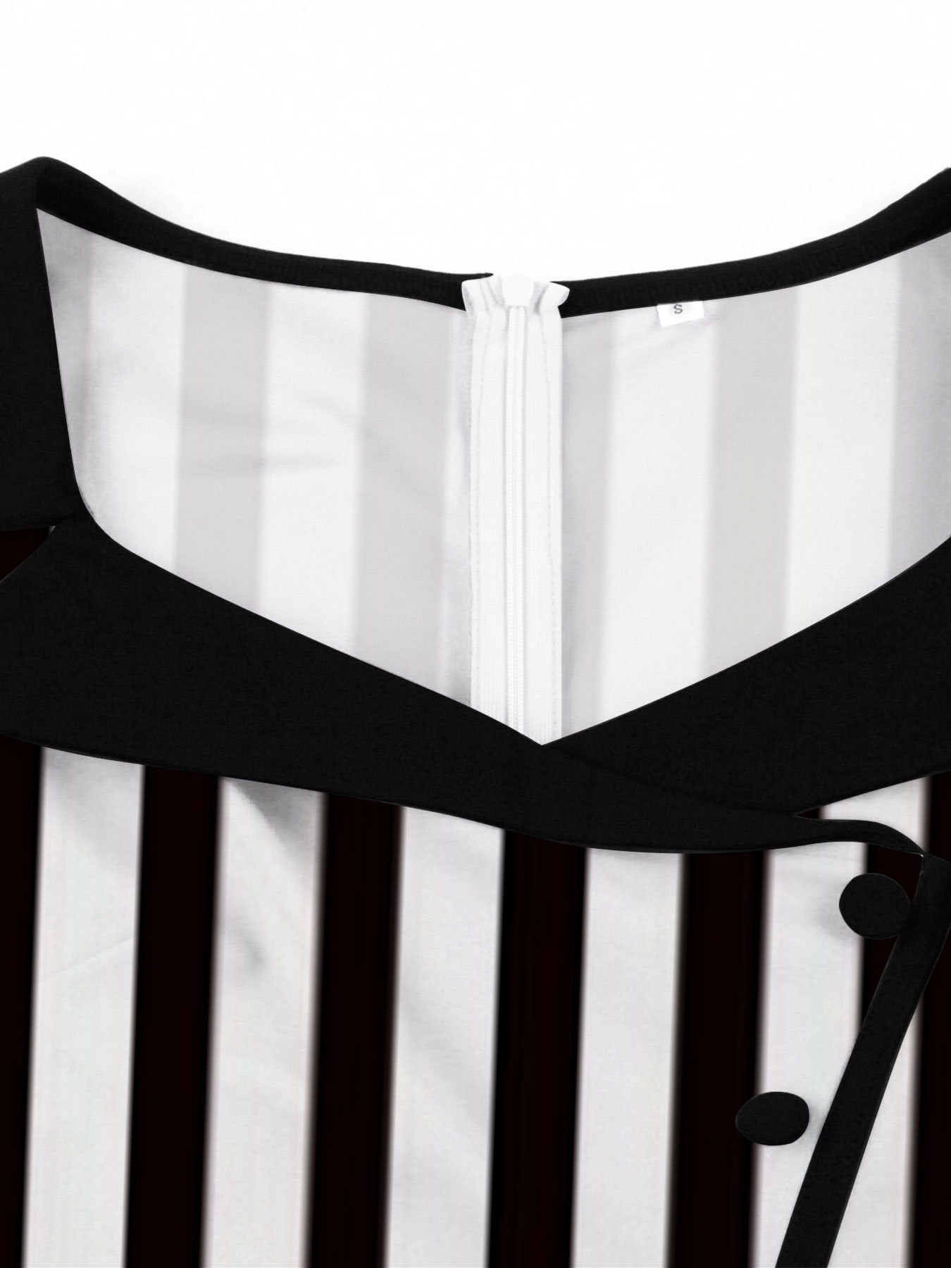 Gothic Notch Lapel Colorblock Elbow-Length Mid-Calf A-Line Gown