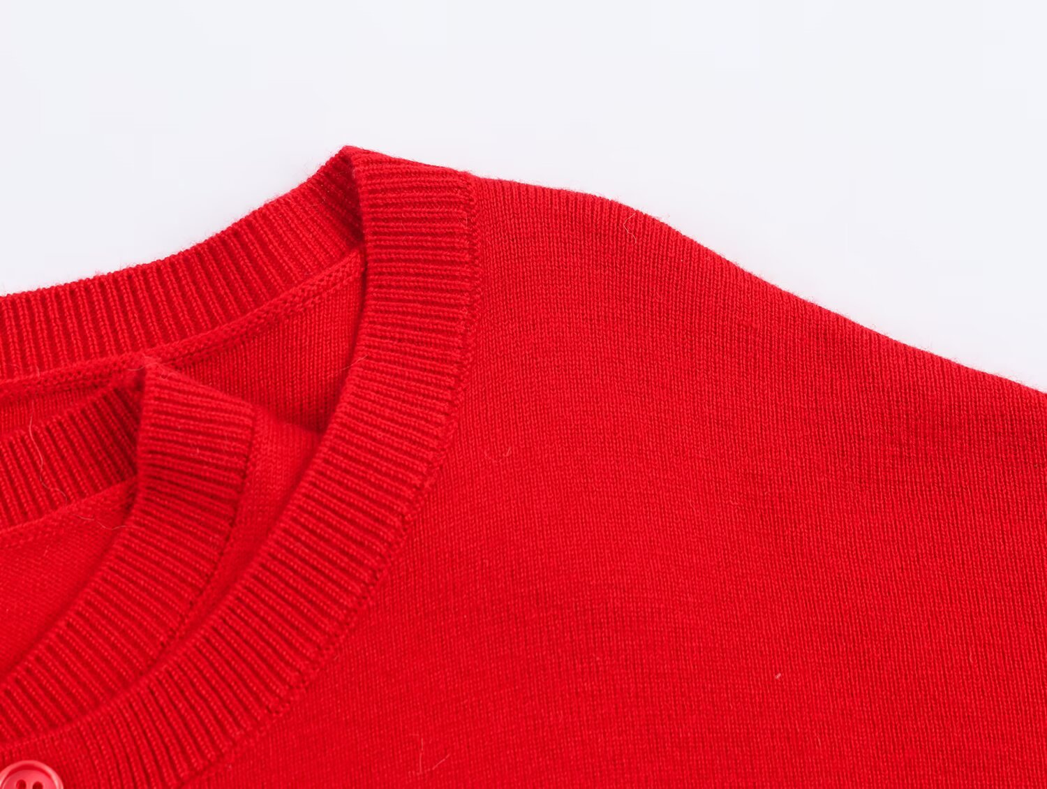 Polyester Layer Plain Button Full Sleeve Top Ladies