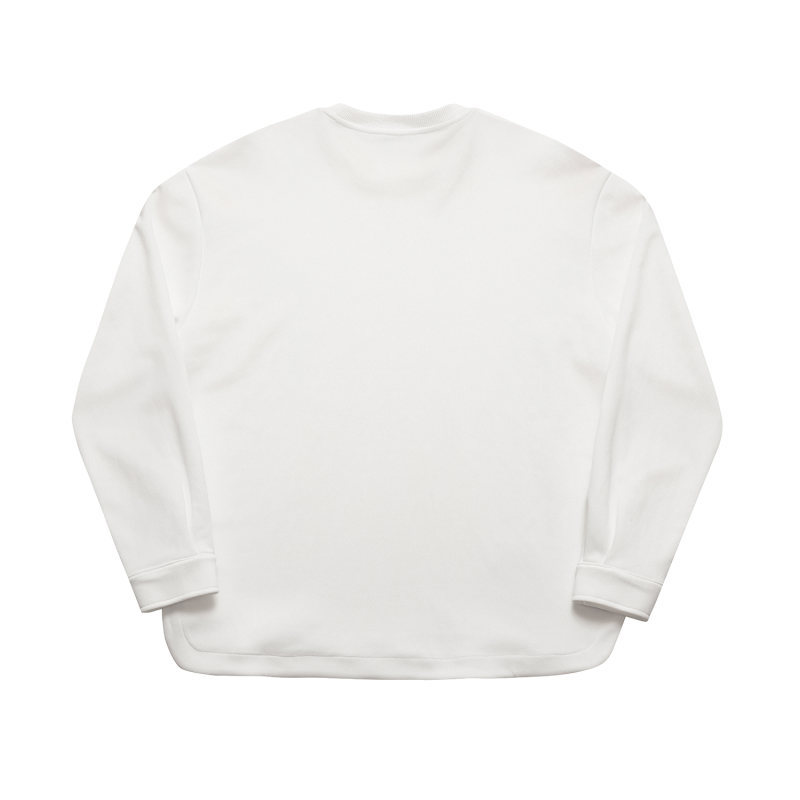 Oversized Japanese Retro Hoodie with Side Slit