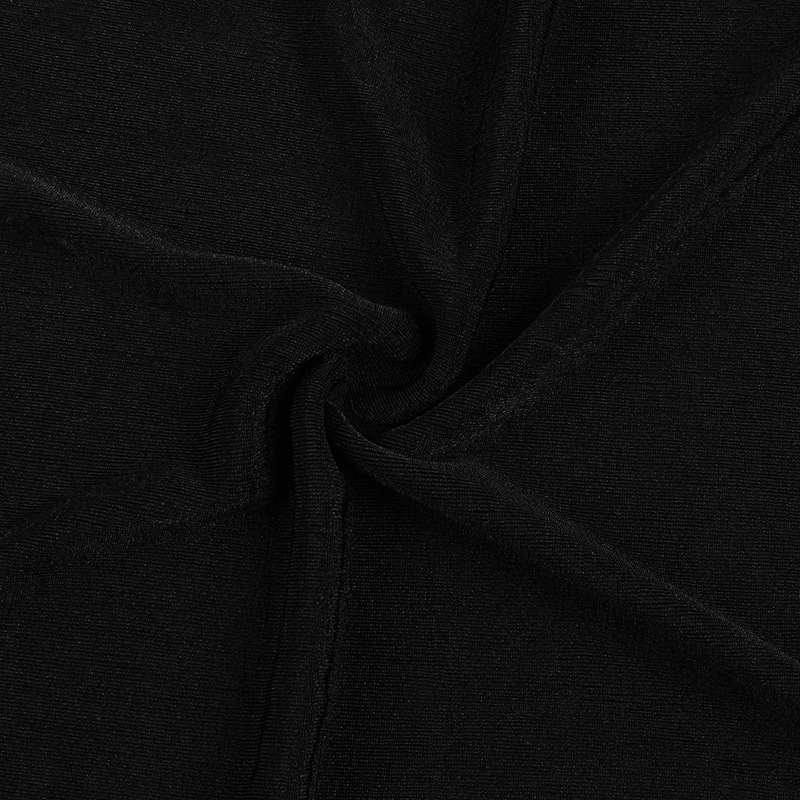 U Neck Pencil Open Back Full Sleeve Dress