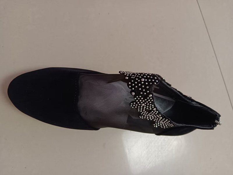 Sandals women's mesh mother's shoes low heels flat bottomed single toe shoes women's 35-42 large shoes