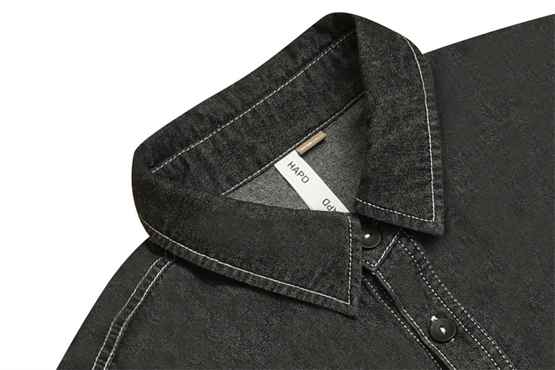 Cowboy collar men's and women's casual shirt
