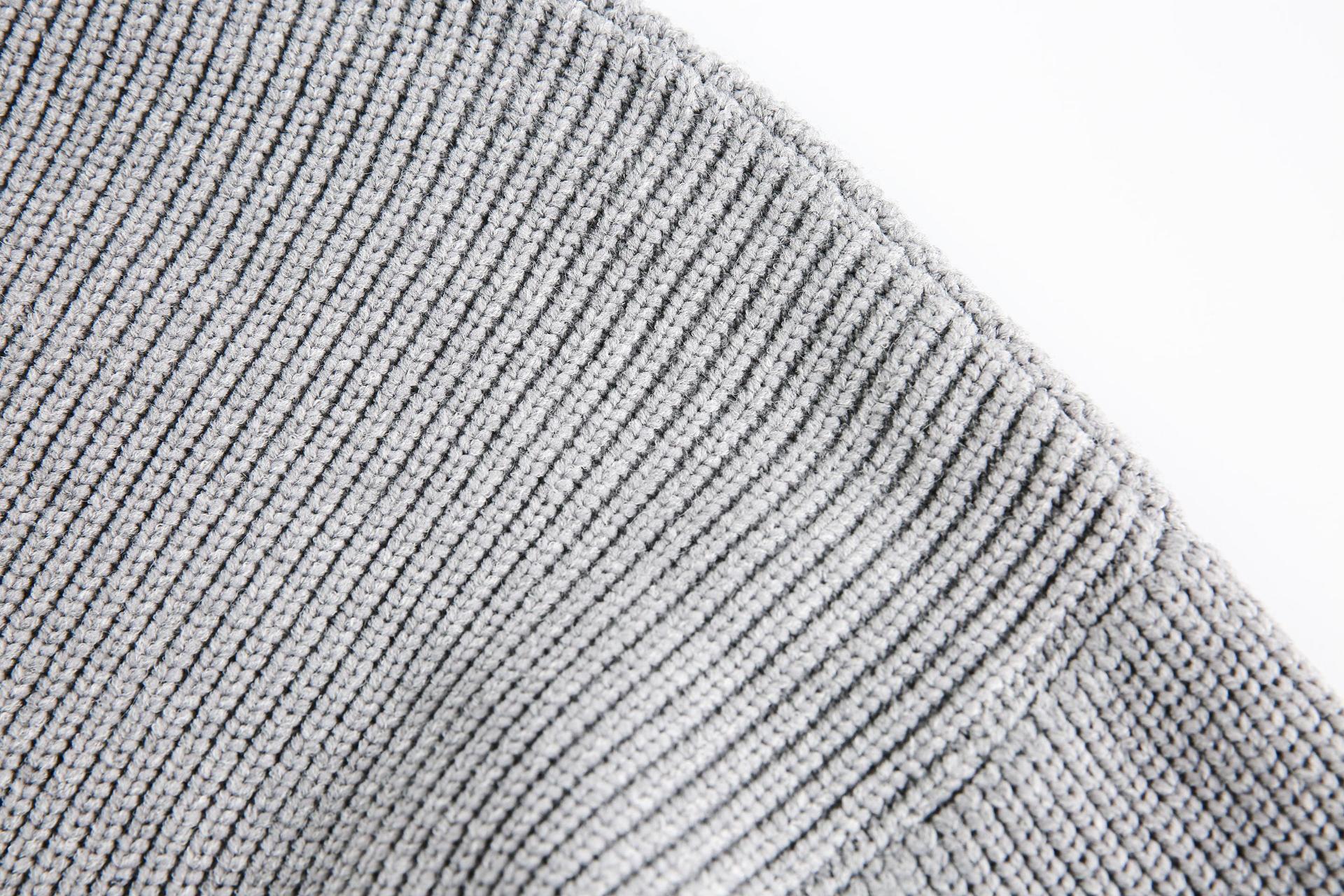 Classic Long Sleeve Mock Turtleneck Zip Sweater