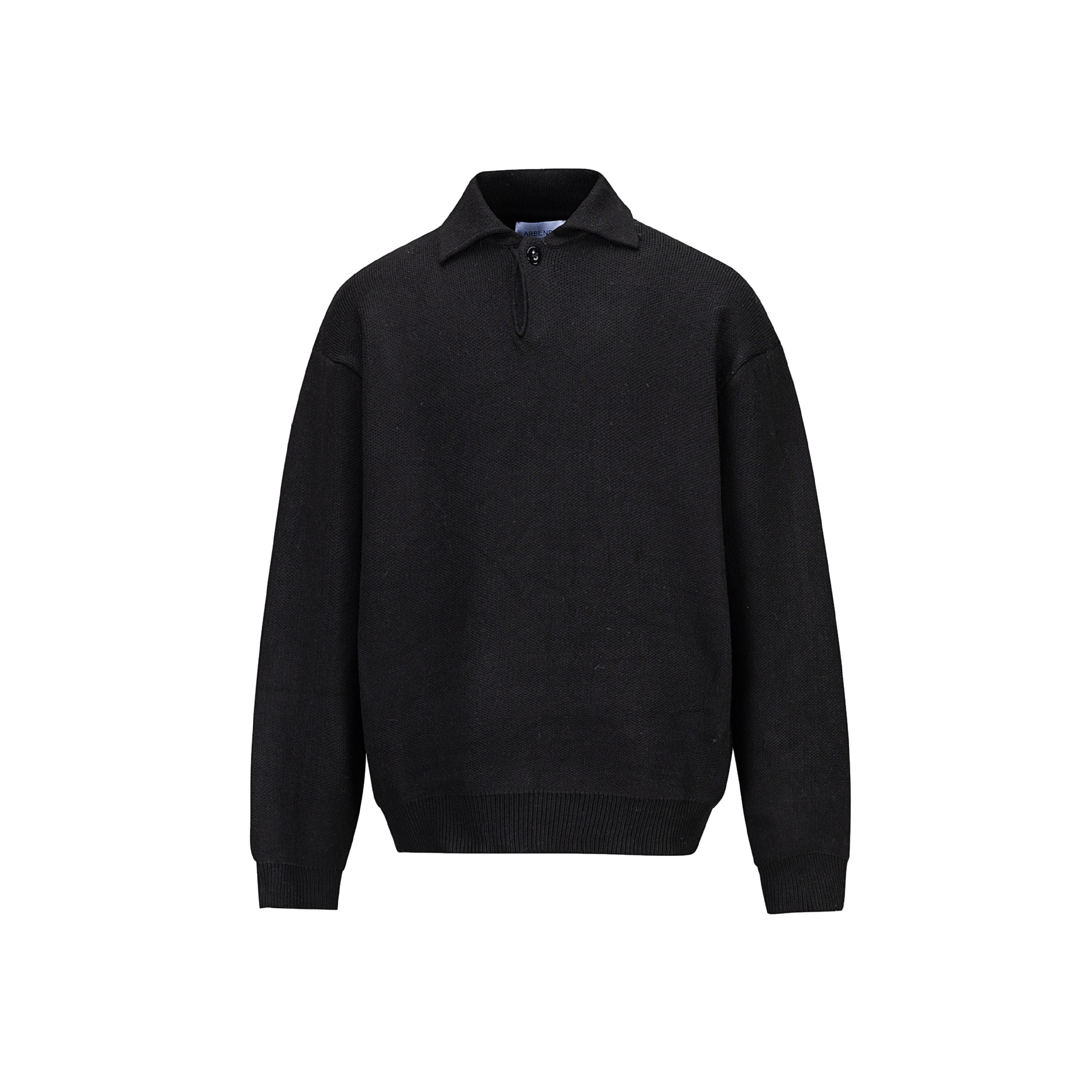 Oversized Long Sleeve American Notch Neck Sweatshirt