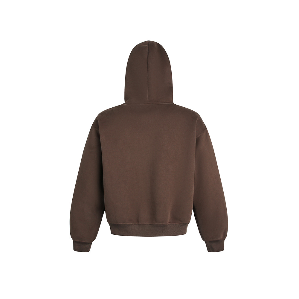 Classic Relaxed Cotton Hood Cardigan