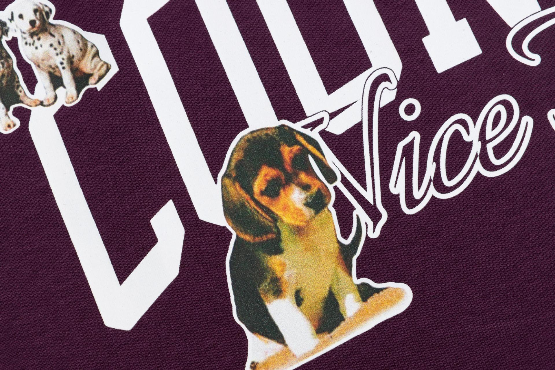 Cotton Dog Graphic Print Sweatshirt