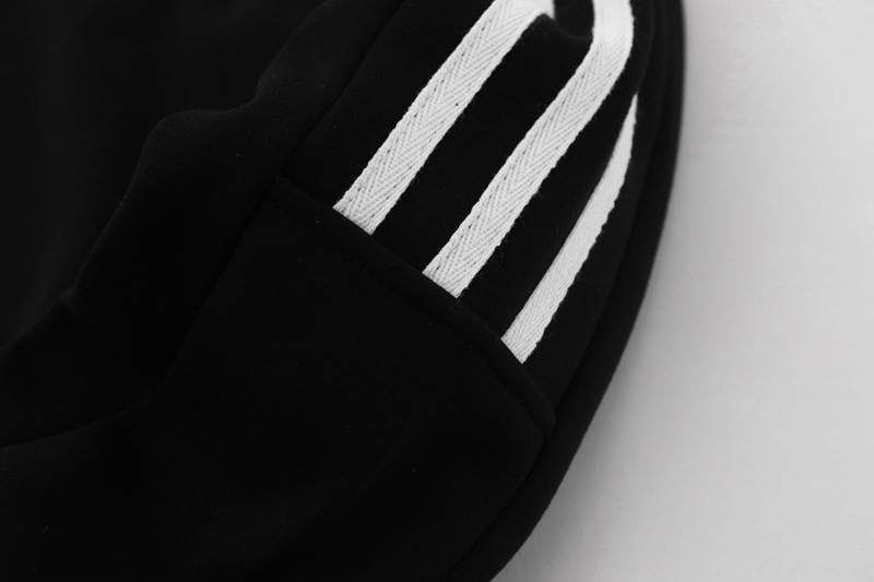 Mens Relaxed Cotton Stripe Hoodie