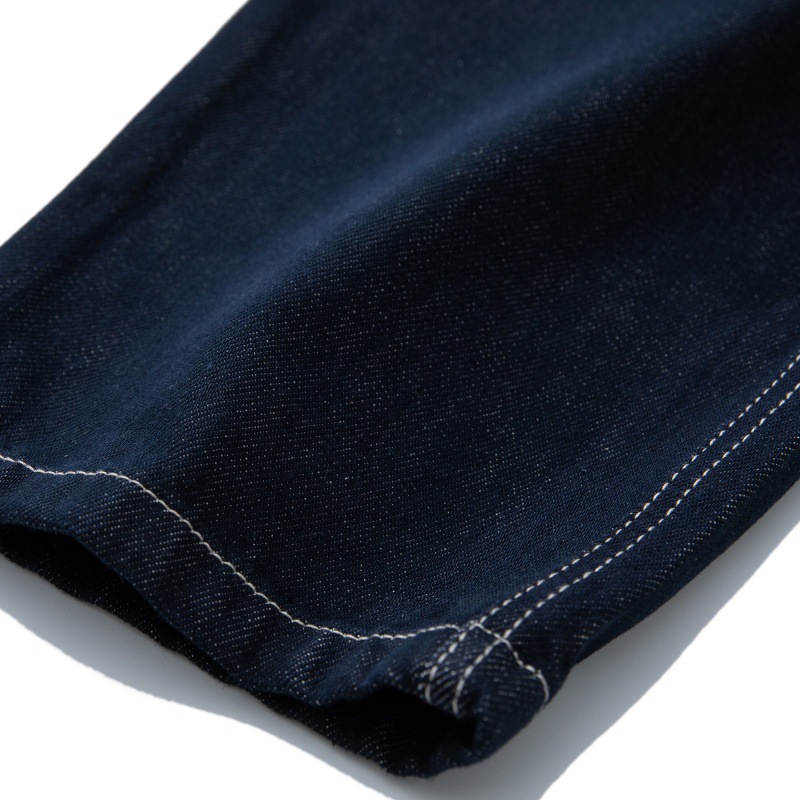Denim Cargo Pants Men High Street Fashion Loose Wide Leg Casual Trousers