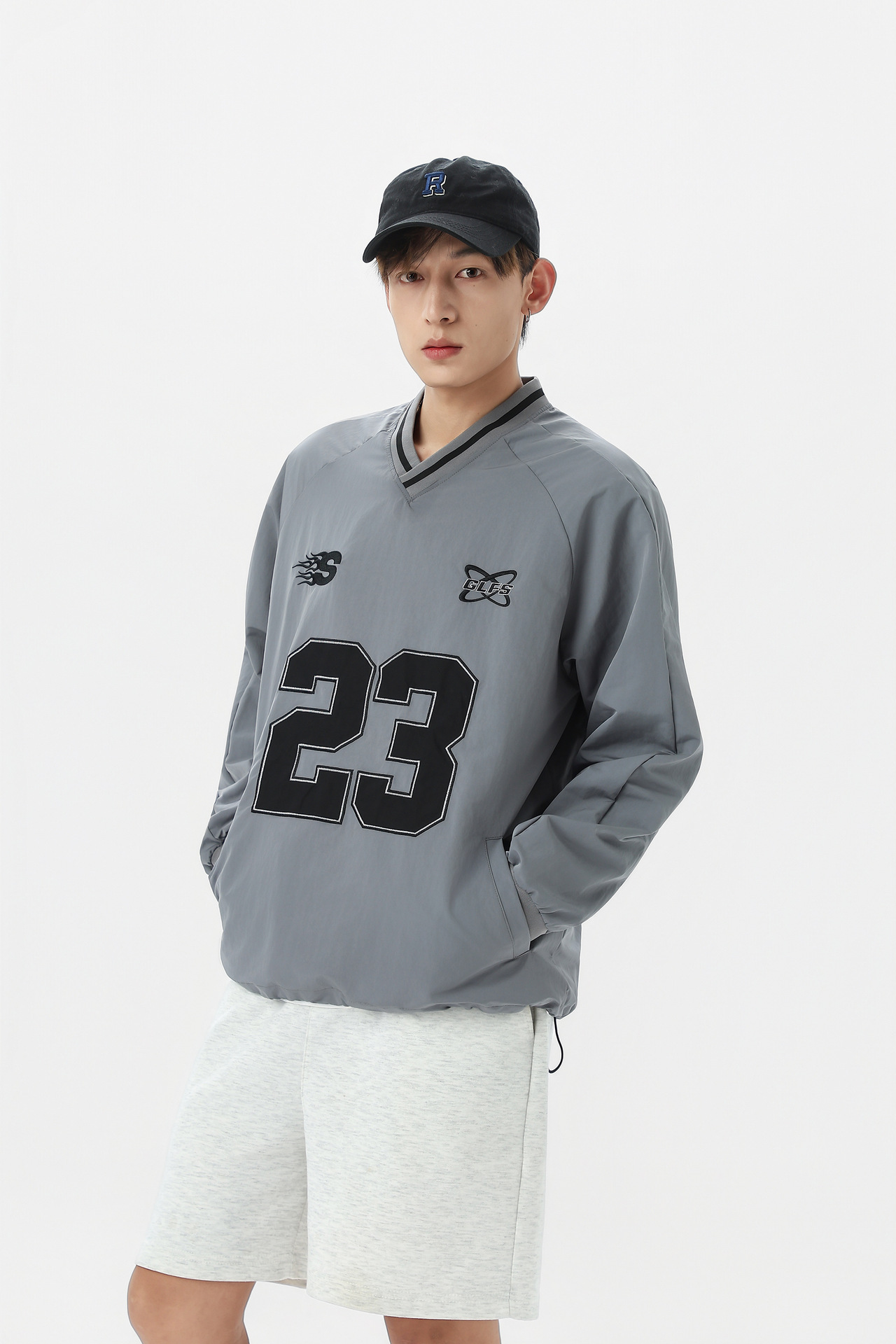 Vintage Athletic Loose Fit Sweatshirt