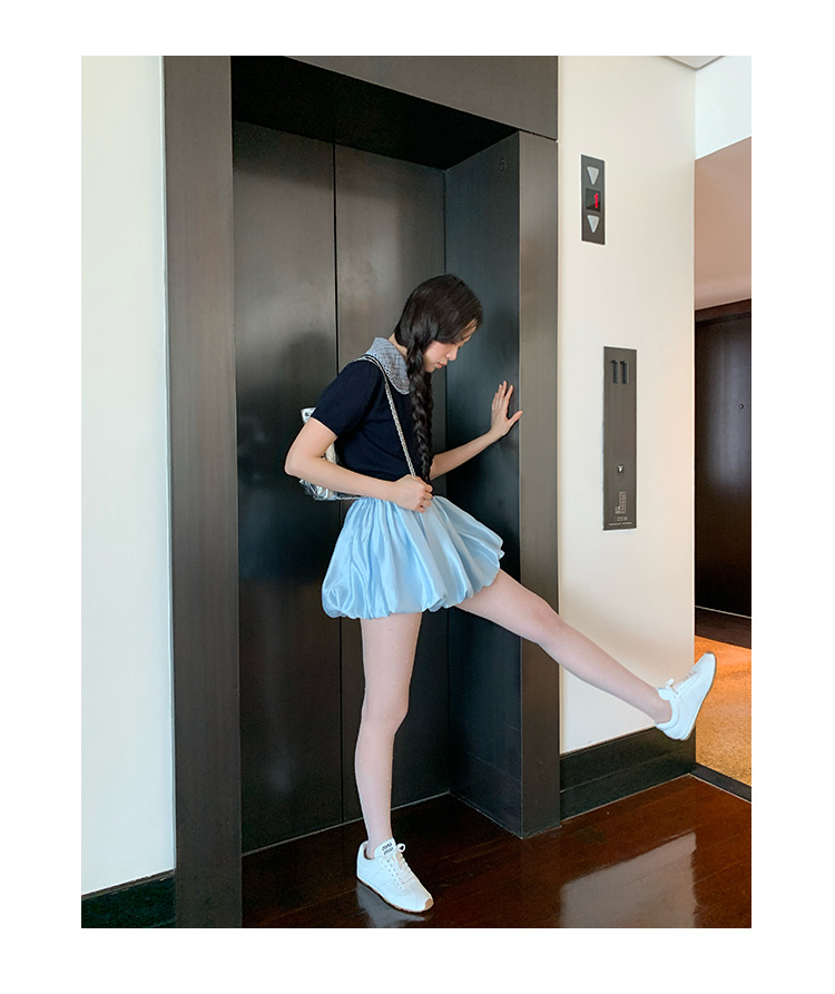 Nylon Playful Bodycon Three Quarter Sweater
