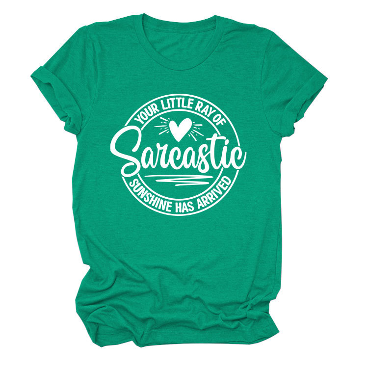 Ladies Geometric V Neck T-shirt