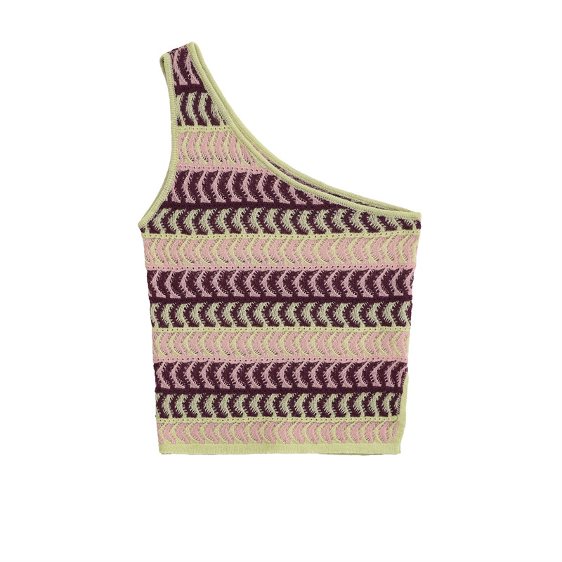 Ladies Irregular Polyester Crew Sweater
