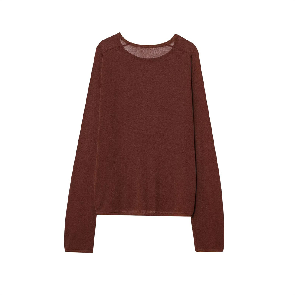 Ladies Crew Full Sleeve Plain Sweater