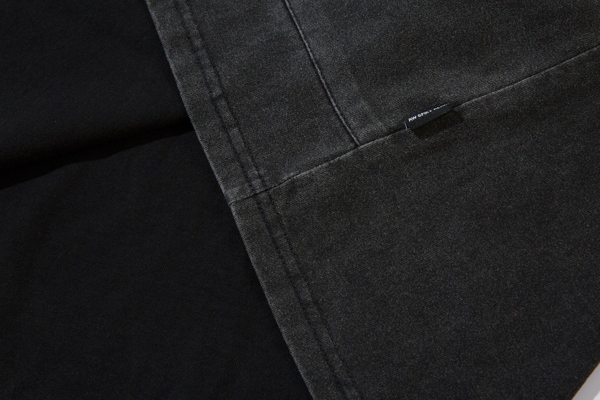 Cotton Long Sleeve Faded Color Block Hoody