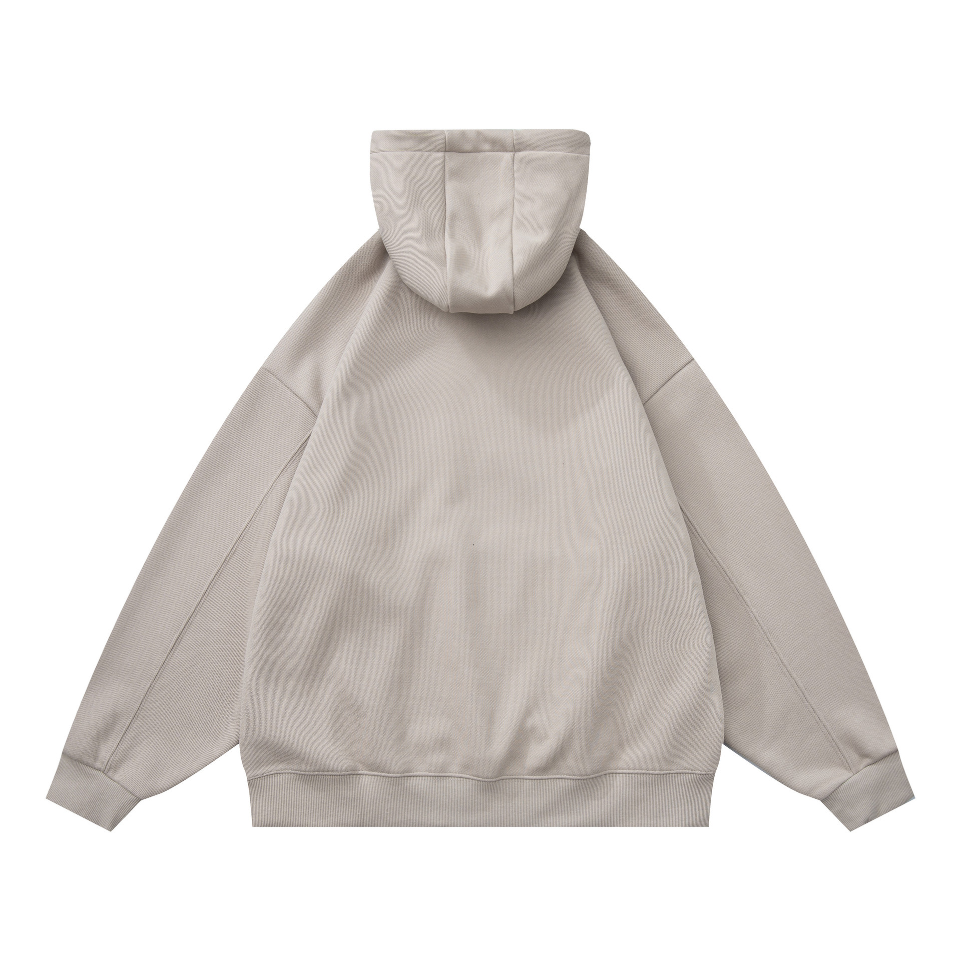 Oversized Cotton Printed Long Sleeve Hoodie