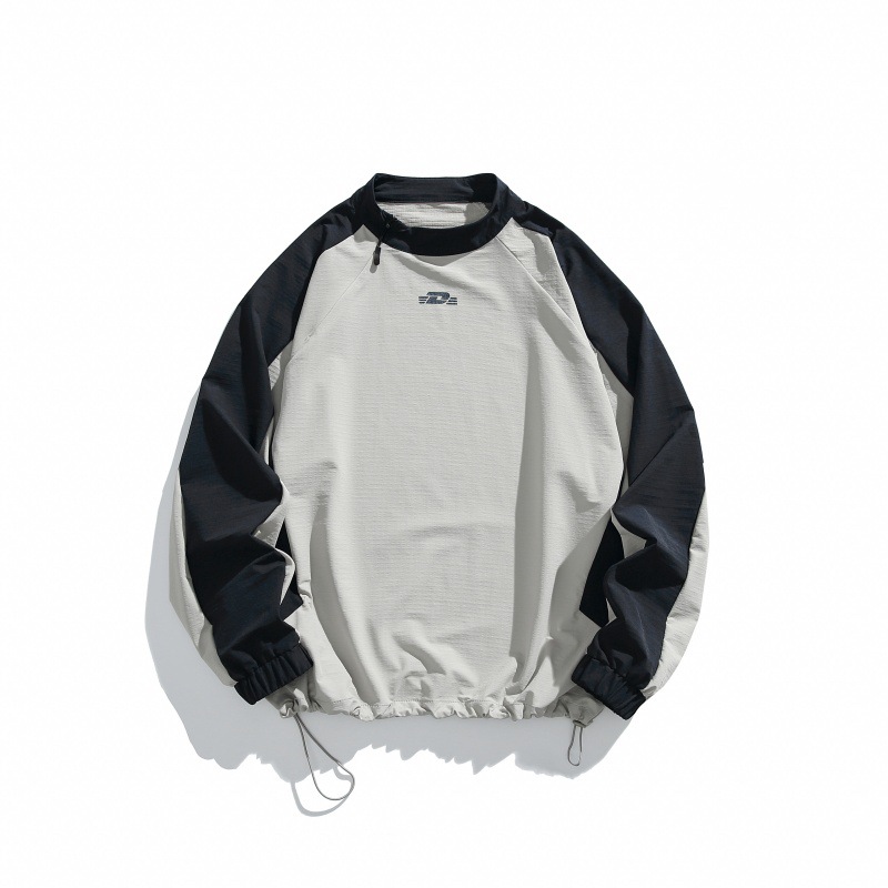 Graphic Oversized Nylon Hoodie