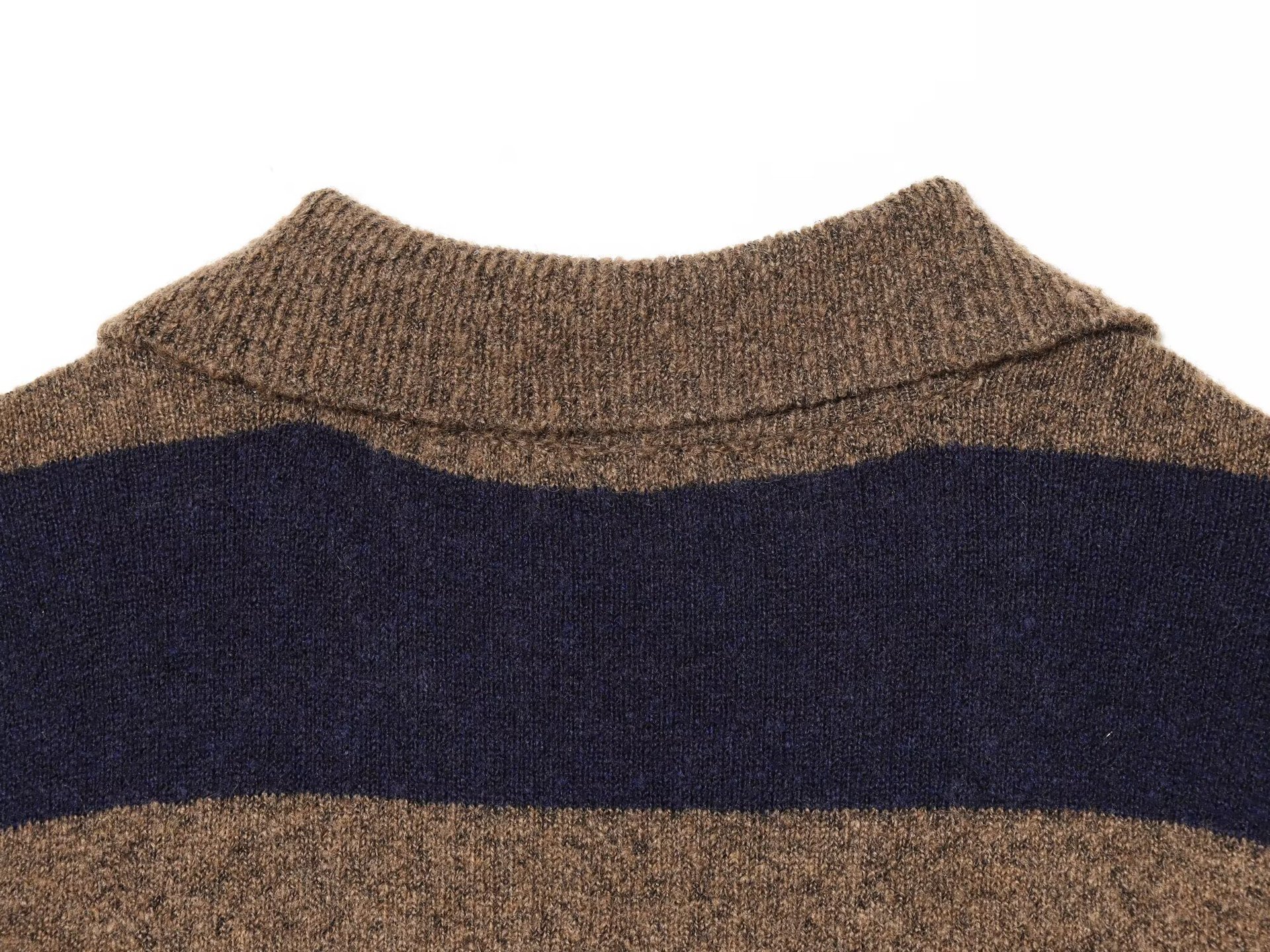 Striped knitted jacket