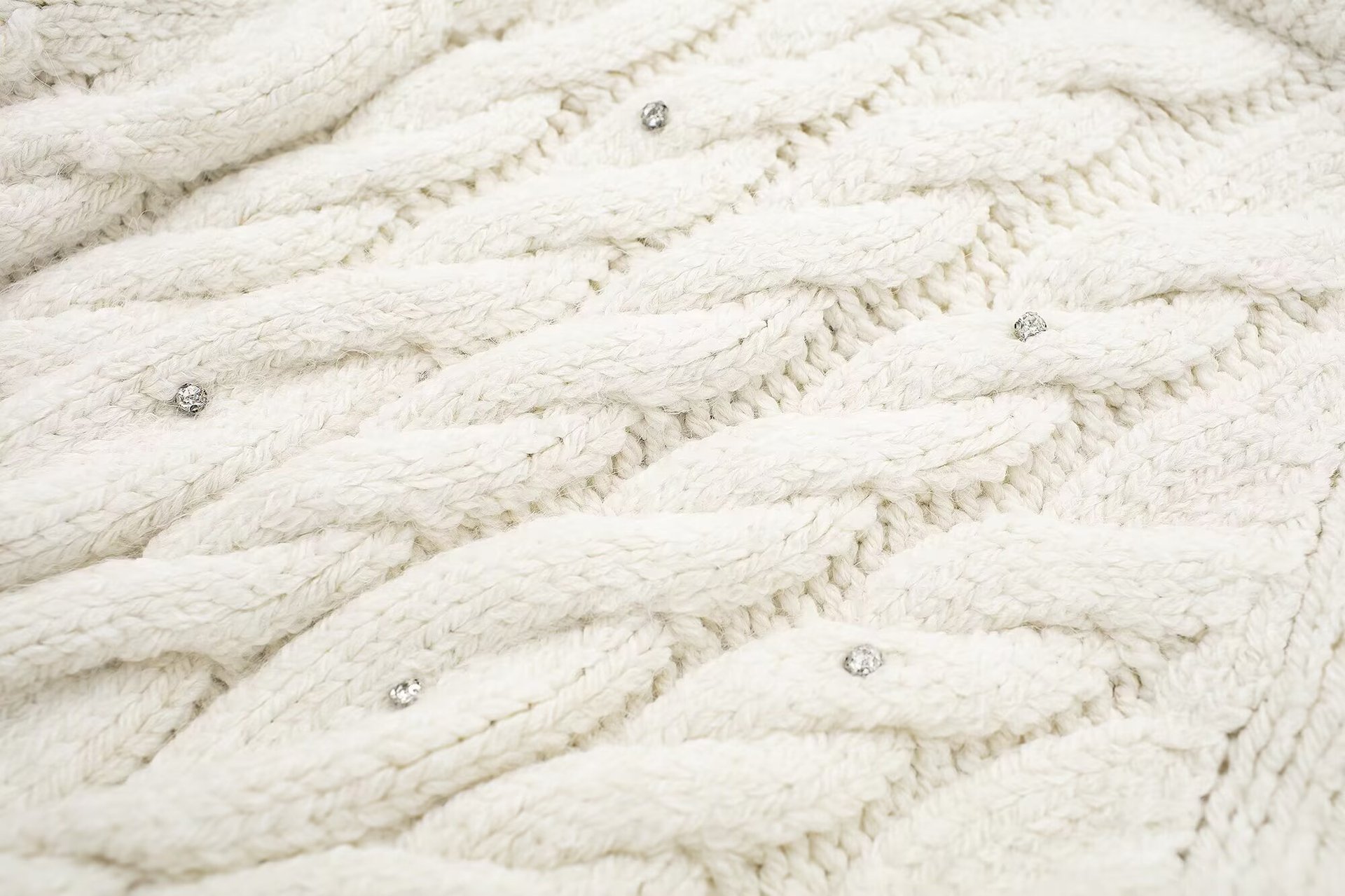 Bright eight ply knitted sweater