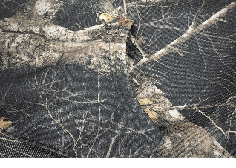 Woodland Camo Brushed Cotton Hoodie