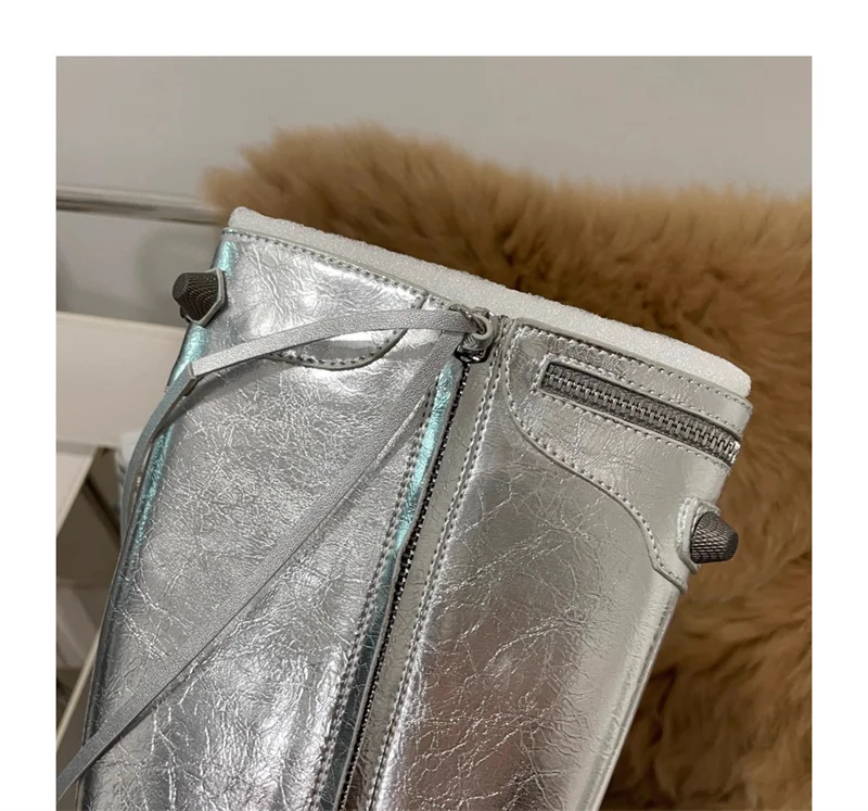 Martin Stiletto Fiber Boots Back Closure