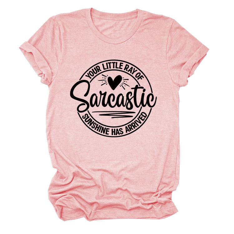 Ladies Geometric V Neck T-shirt