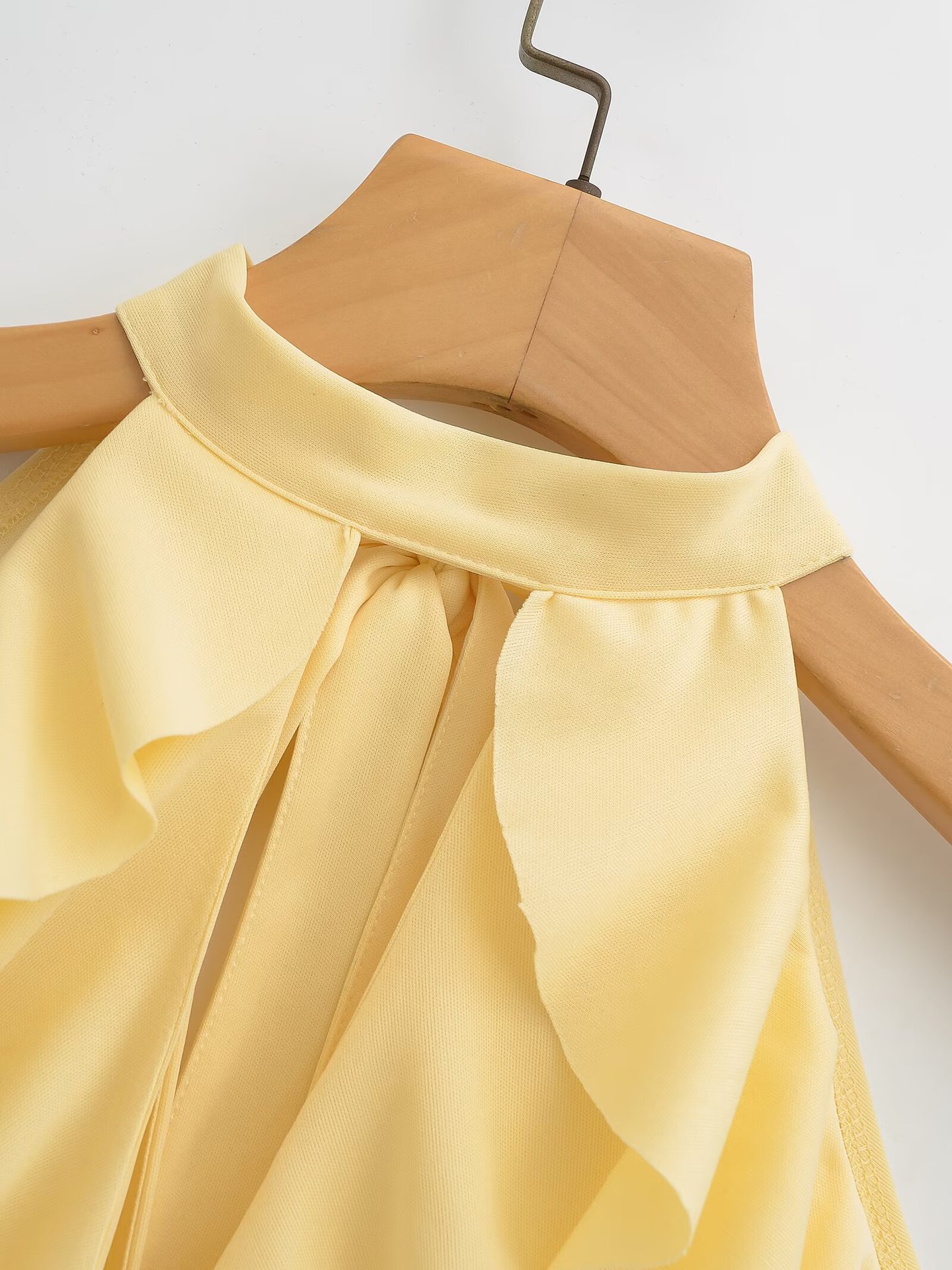 Modern Layered Solid Color Cowl Cami