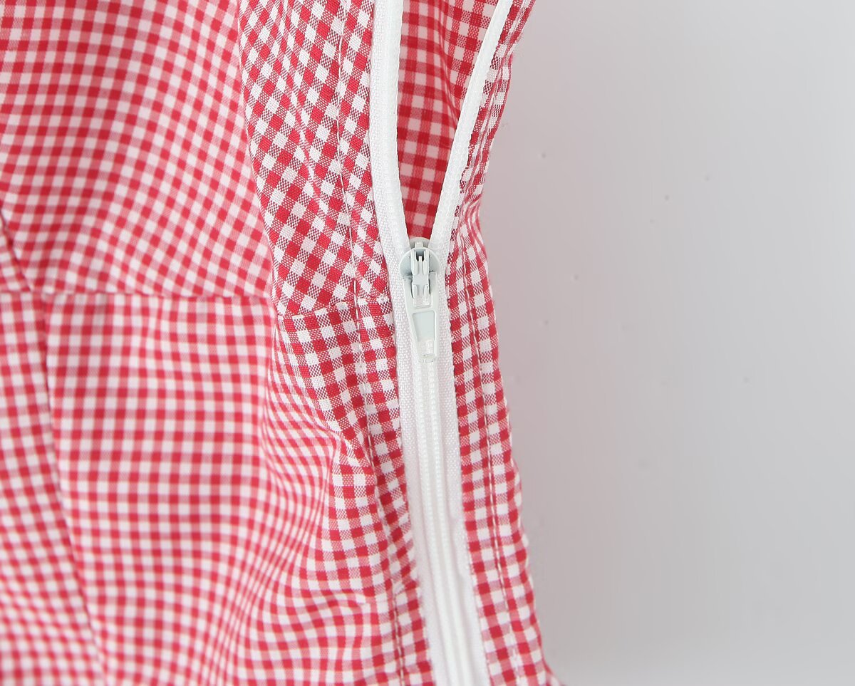 Deep Plunge Embellished Grid Vest