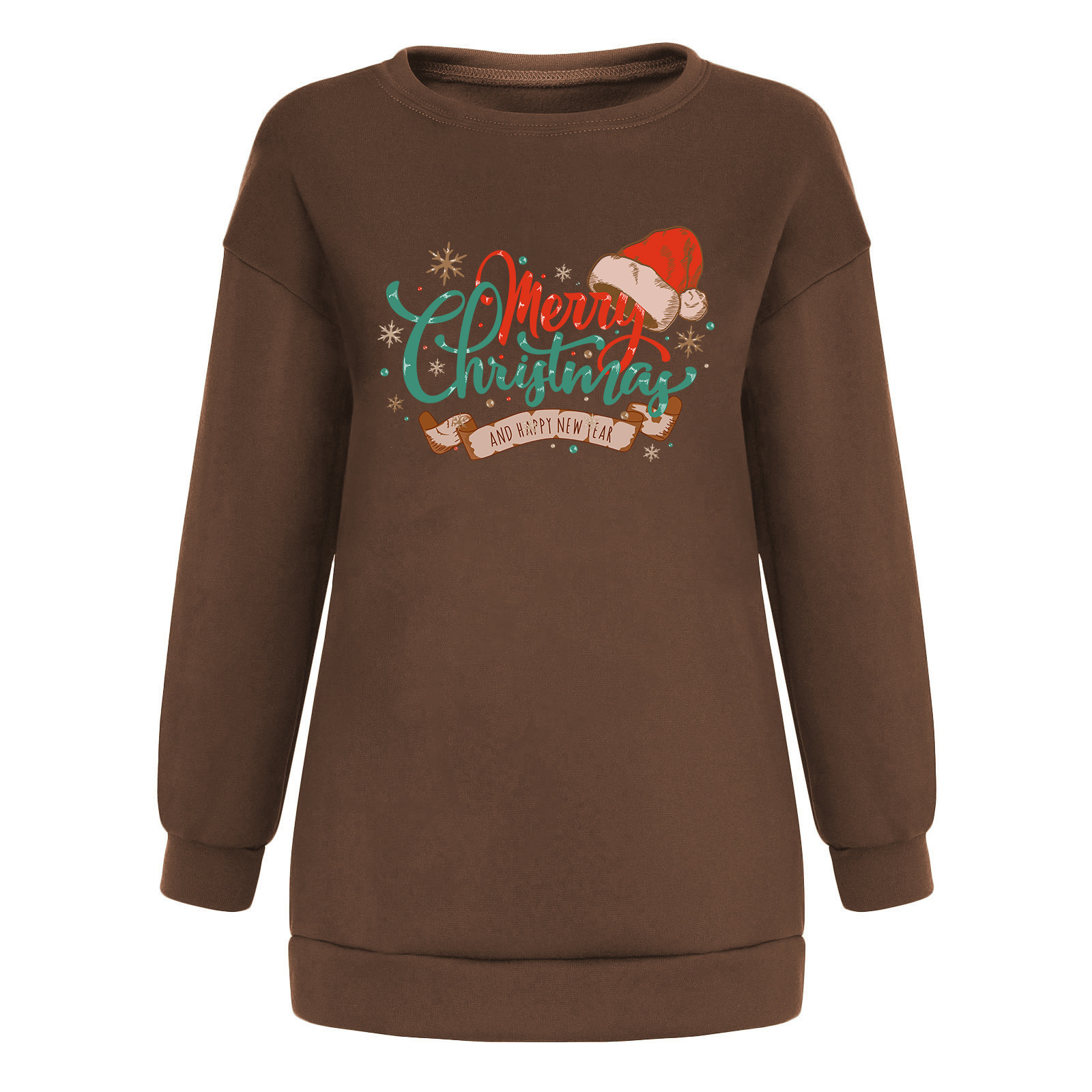 Ladies Japanese Style Oversized Long Sleeve Graphic Sweatshirt