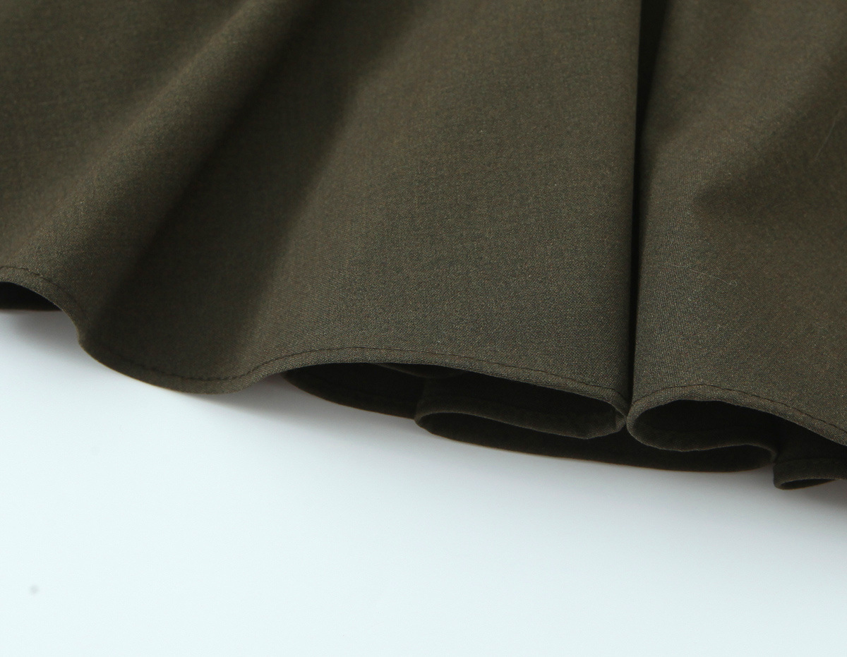Sleeveless Flip Collar Mini Polyester Padded Tiered Dress