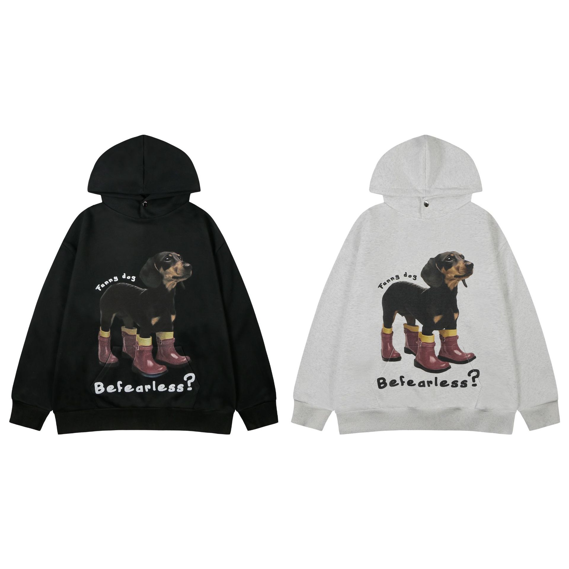 Cotton Printed Streetwear Long Sleeve Hoodie